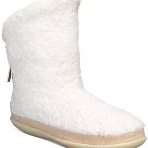 TOMS Women's Inez Plush Faux-Shearling Slippers, Size 6